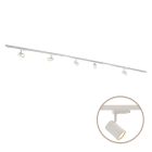 3M 1 fas skensystem vit + 5 Elena spotlights