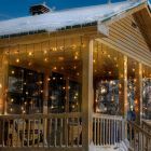 2 meter istappsslinga, 70 cm hög, varm vit, IP44, med snöfalleffekt