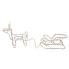 Ljusslinga med ren och släde