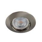 Aluminium infälld spotlight silver, Rudo
