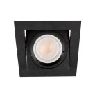 Metall infälld spotlight svart, Filo