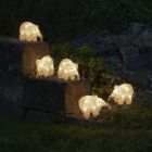 5 LED-elefanter, för inomhus och utomhus