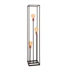 Koppar golvlampa modern, Arthur, med brytare