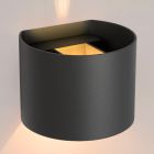 Grå up down vägglampa modern, Xio