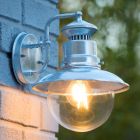 Krom utelampa modern, Figo, IP44