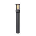 Antracit golvlampa utomhus med skymningssensor modern, Lori, IP44