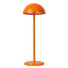 Orange bordslampa utomhus retro, Joy, 1,5W, 3000K LED, IP54, med beröringsdimmer
