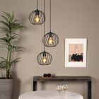 Svart fönsterlampa klassisk, Danza