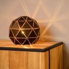 Svart bordslampa modern, Otona, med brytare