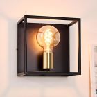 Guld vägglampa modern, Ruben