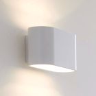 Vit vägglampa modern, Xera