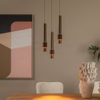 Brun fönsterlampa modern, Margary, 4W, 2700K LED