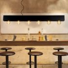 Svart fönsterlampa industri, Surtus