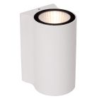 Vit utelampa modern, Akra, 6W, 3000K LED, IP54