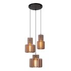 Taupe fönsterlampa modern, Rollo