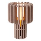 Taupe bordslampa modern, Rollo, med brytare