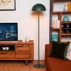 Grön golvlampa modern, Siemon, med brytare