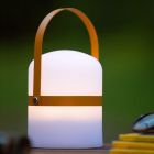 Brun bordslampa utomhus modern, Little Joe, 3W, 2700K LED, IP44, med brytare