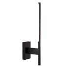 Svart vägglampa modern, Finan, 6W, 2700K LED