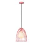 Rosa fönsterlampa barn metall, Macarons