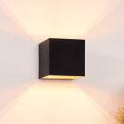 Guld vägglampa modern, Devi