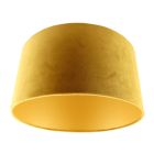 Modern velour lampskärm gul, Milene