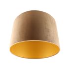 Modern velour lampskärm guld, Madelyn