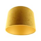 Modern velour lampskärm gul, Madelyn