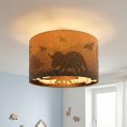 Modern taklampa barn orange, Dino