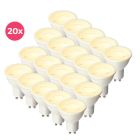 20-pack Dimbar vit GU10 LED lampa Antonie, 5w, varmvit