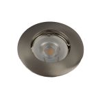 Silver modern mini infälld spotlight aluminium, Rosi