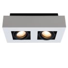 Aluminium utanpåliggande spotlight vit, Noraly