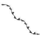 1m svart distributionskabel, Med 10 utgångar