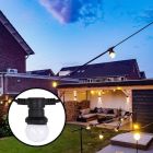 100m ljusslinga med 100 genomskinliga lampor