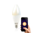 E14 Smart Bulb, Wi-Fi, varmt till kallt vitt ljus