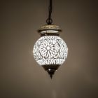 Transparent orientalisk fönsterlampa mosaik, Nisrin