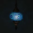 Blå orientalisk fönsterlampa mosaik, Aicha
