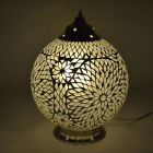 Transparent orientalisk bordslampa mosaik, Dalil
