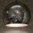 Silver orientalisk fönsterlampa filigran, Alyssa