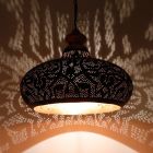 Svart orientalisk fönsterlampa filigran, Zina