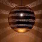 Guld orientalisk fönsterlampa filigran, Nimra