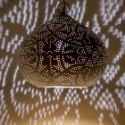 Vit orientalisk fönsterlampa metall, Noah