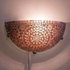 Lila orientalisk vägglampa mosaik, Haja