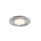Silver mini infälld spotlight aluminium, Philomena, 1,5W, 3000K LED, IP44