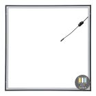 LED-rampanel 60x60 - 37W - vit strömbrytare - UGR<21 - kantbelysning