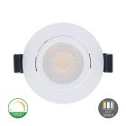 Vit downlight aluminium, Maite, 7W, white switch LED, IP65
