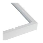 Vit utanpåliggande klickram 30x120