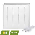 Louvre LED-panel 60x60 - 30W - vit strömbrytare - UGR <16