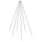 Flaggstångsbelysning utomhus, 192 lysdioder, 6 trådar på 2m, utan stång