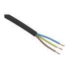 5 meter Hushållssladd VMVL 3 x 1,0 mm, Svart